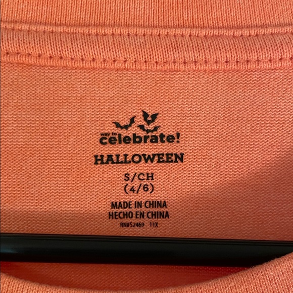 Orange Crew Neck Sweater with Fall Pumpkin Design - Picture 2 of 7